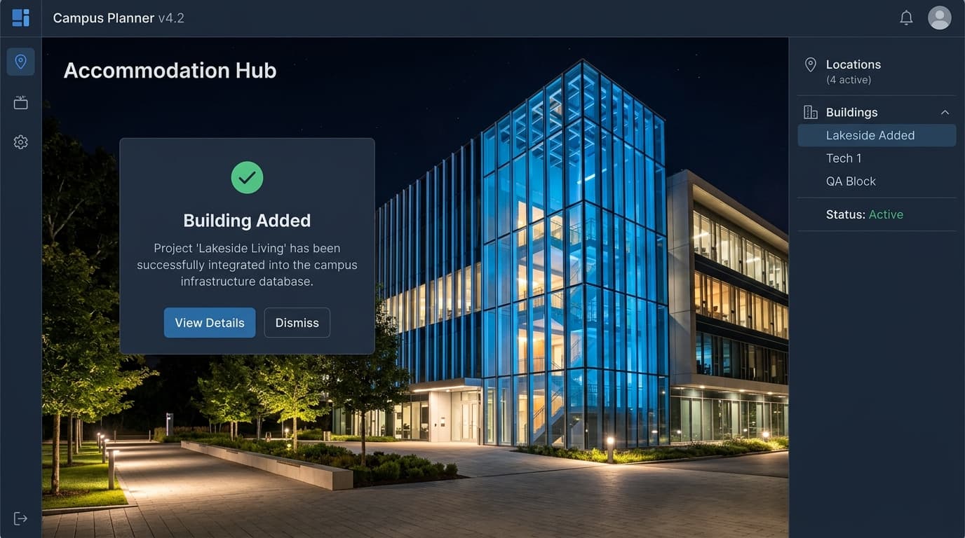 Add Buildings — Campus Planner